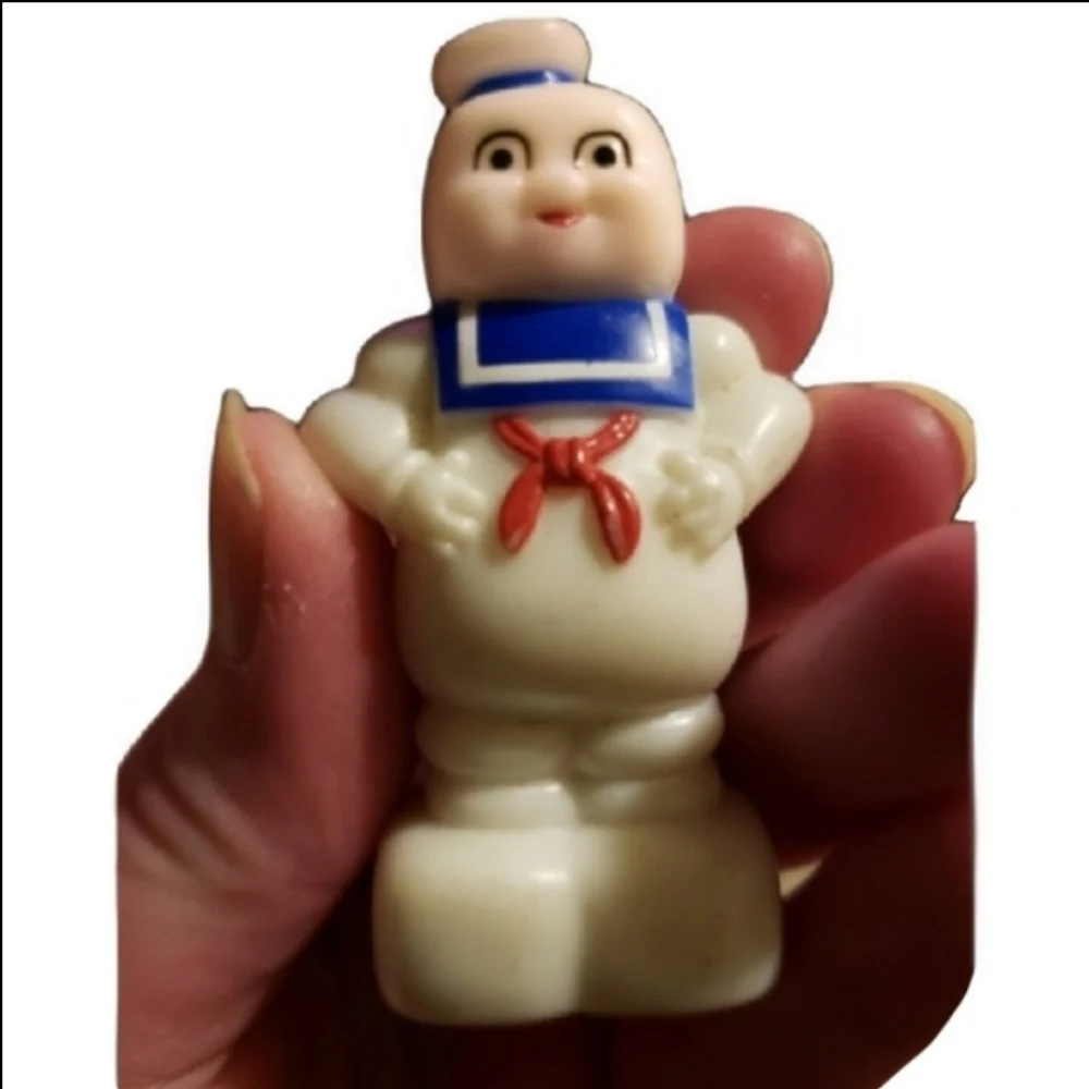 Vtg 80s 1984 Ghostbusters marketing Stay Puft marshmallow man pencil sharpener